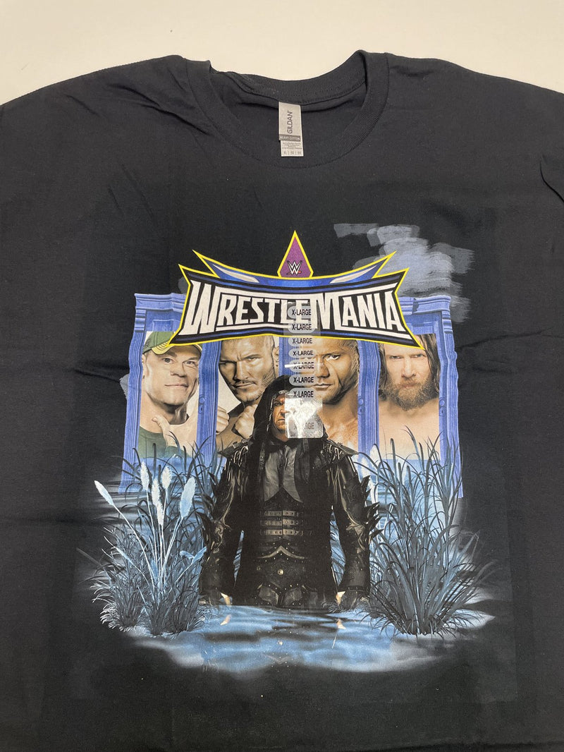 Load image into Gallery viewer, 8 Men Size X-Large WWE T-shirts | Cena Orton Undertaker The Rock Lot 1 by EWS | Extreme Wrestling Shirts