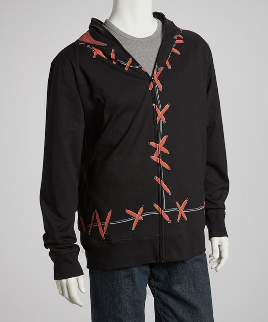 Adult Size Kane WWE Zipper Mask Lightweight Hoody Sweatshirt by WWE | Extreme Wrestling Shirts