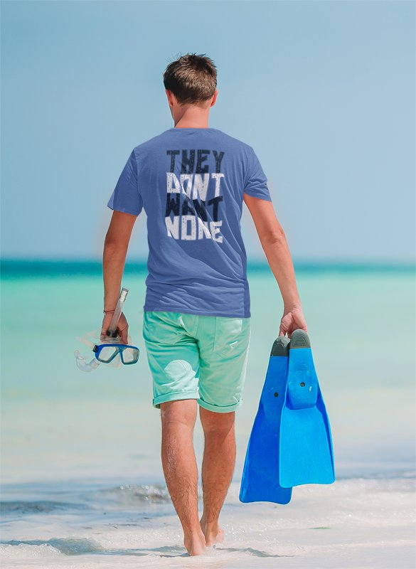 Load image into Gallery viewer, AJ Styles If It's Not P1 They Don't Want None Mens Blue T-shirt Sports Mem, Cards & Fan Shop > Fan Apparel & Souvenirs > Wrestling by EWS | Extreme Wrestling Shirts