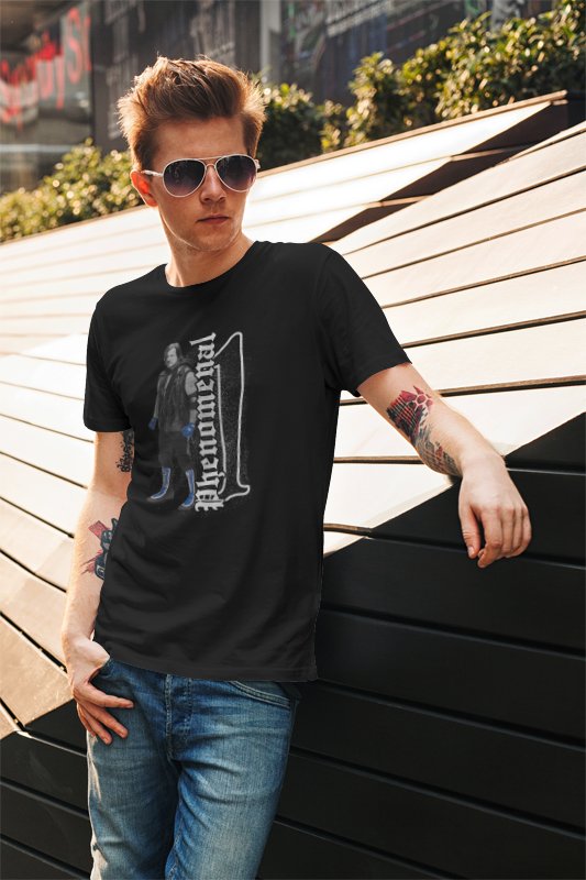 AJ Styles Phenomenal One Pose Mens Black T-shirt – Extreme