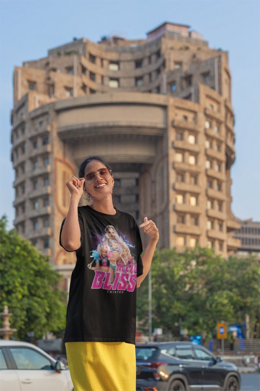 Load image into Gallery viewer, Alexa Bliss Twisted Triple Pose T-shirt by EWS | Extreme Wrestling Shirts