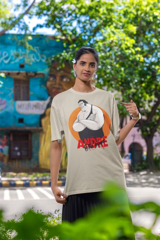 Load image into Gallery viewer, Andre the Giant Caricature T-shirt by EWS | Extreme Wrestling Shirts