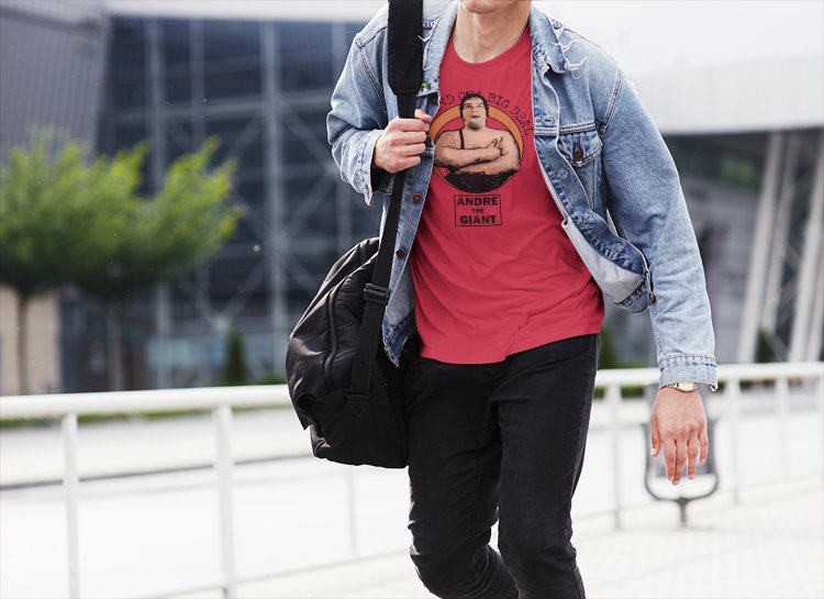 Load image into Gallery viewer, Andre The Giant I'm Kind Of A Big Deal T-shirt Single Sided Print Sports Mem, Cards & Fan Shop > Fan Apparel & Souvenirs > Wrestling by Andre the Giant | Extreme Wrestling Shirts