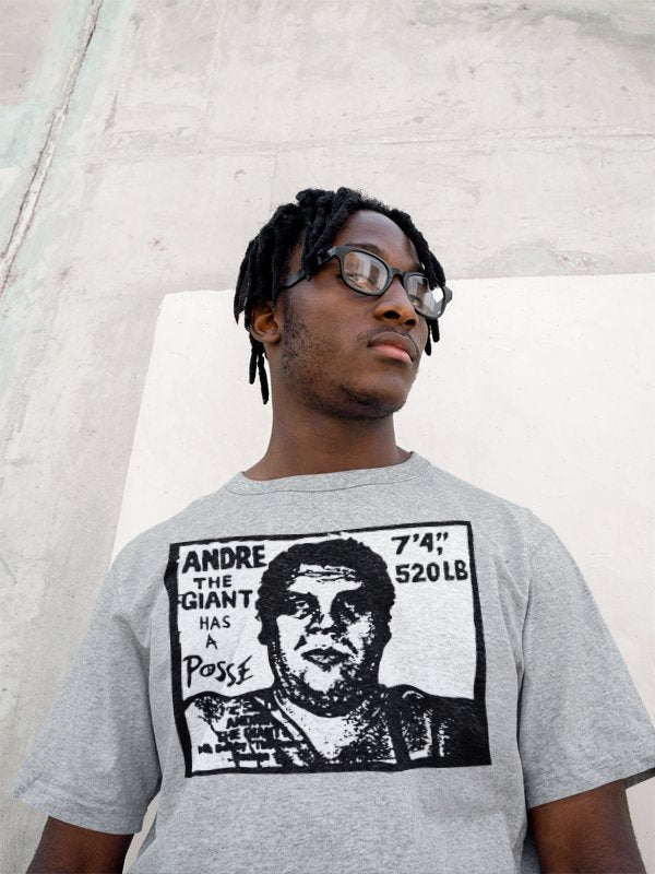 Load image into Gallery viewer, Andre the Giant Posse 520lb T-shirt by EWS | Extreme Wrestling Shirts