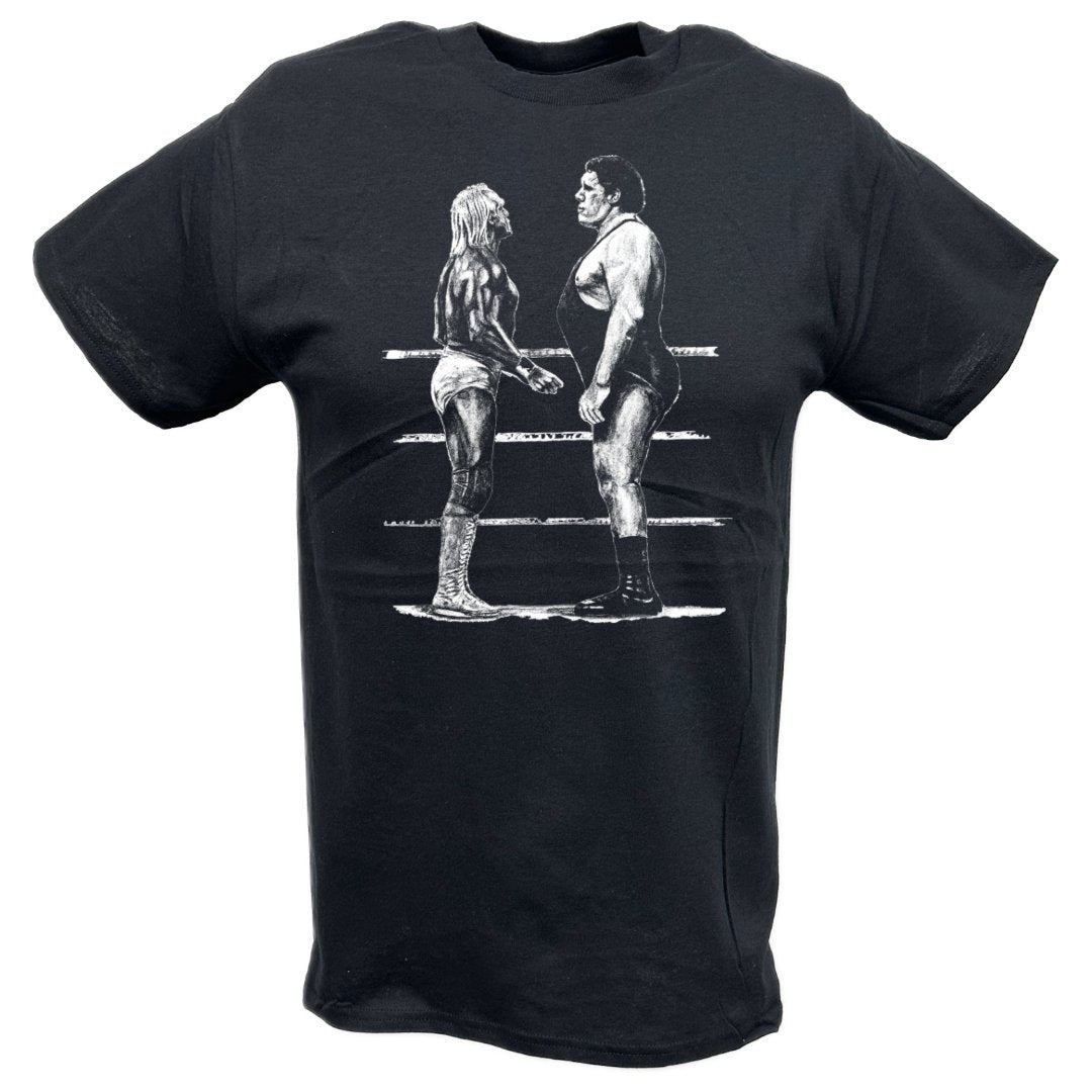 Andre the Giant vs Hulk Hogan Wrestlemania Standoff T-shirt