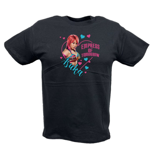 Asuka Empress of Tomorrow Kids Youth Black T-shirt by EWS | Extreme Wrestling Shirts