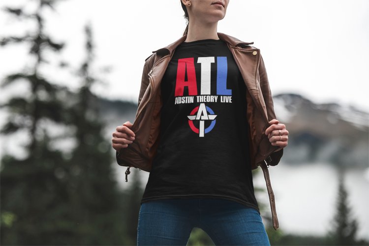 Load image into Gallery viewer, Austin Theory Purpose Before Opinions Mens T-shirt by WWE | Extreme Wrestling Shirts