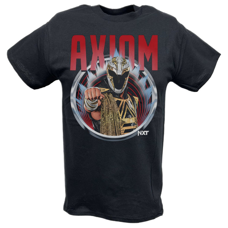 Load image into Gallery viewer, Axiom Superstar NXT Pose Black T-shirt by EWS | Extreme Wrestling Shirts