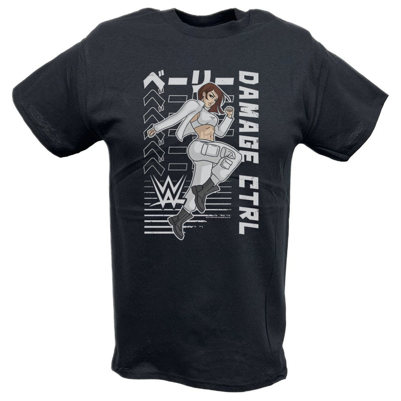 Load image into Gallery viewer, Bayley Damage Ctrl Flying Knee Black T-shirt by EWS | Extreme Wrestling Shirts
