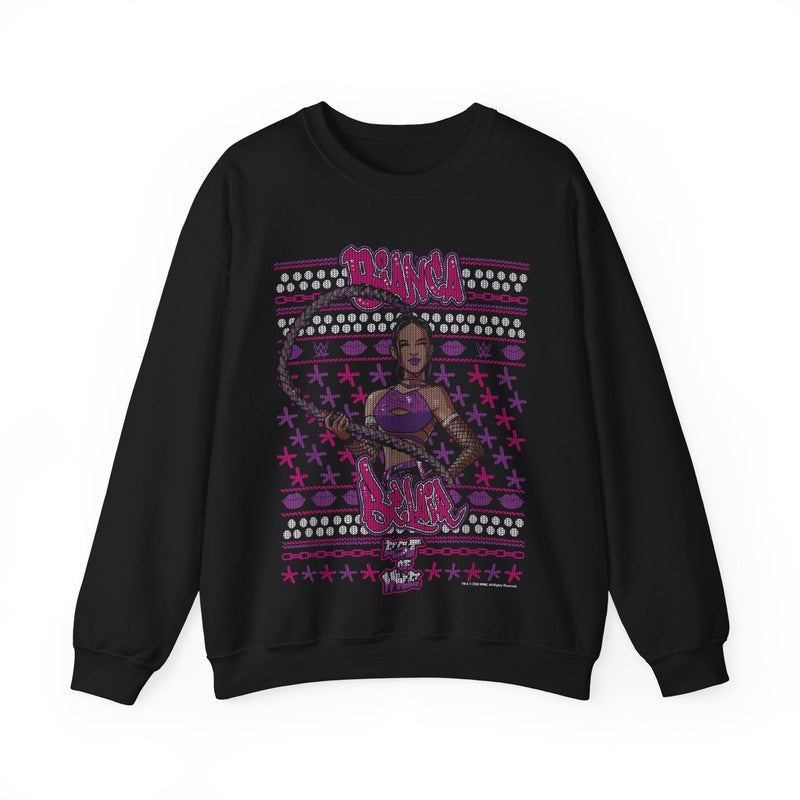 Load image into Gallery viewer, Bianca Belair Christmas Sweater Sweatshirt by EWS | Extreme Wrestling Shirts