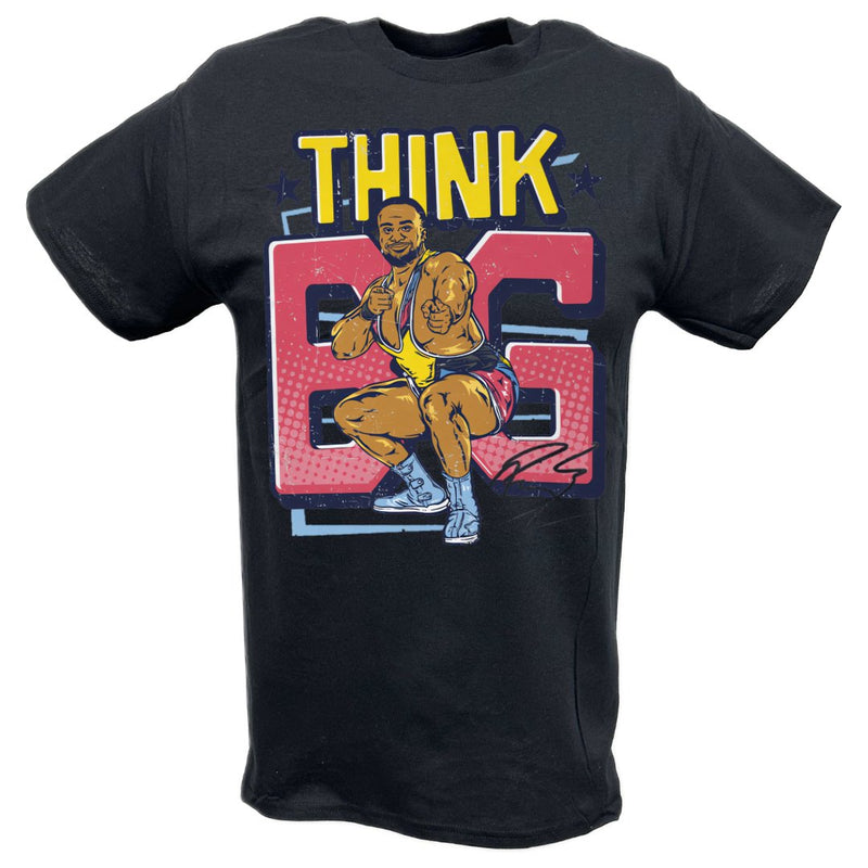 Load image into Gallery viewer, Big E Think BIG Black T-shirt by EWS | Extreme Wrestling Shirts