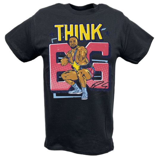 Big E Think BIG Black T-shirt by EWS | Extreme Wrestling Shirts