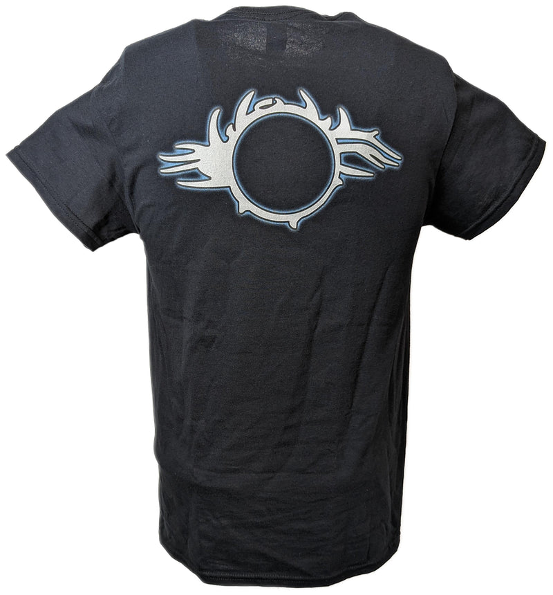 Load image into Gallery viewer, Bill Goldberg Blue Next Logo Black T-shirt by EWS | Extreme Wrestling Shirts