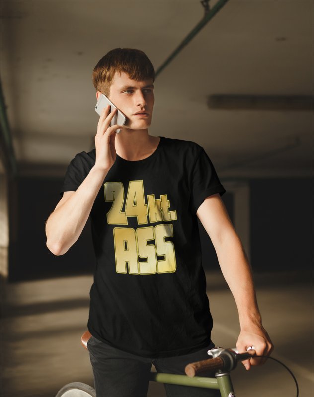 Load image into Gallery viewer, Billy Gunn 24kt Flawless Black T-shirt by EWS | Extreme Wrestling Shirts