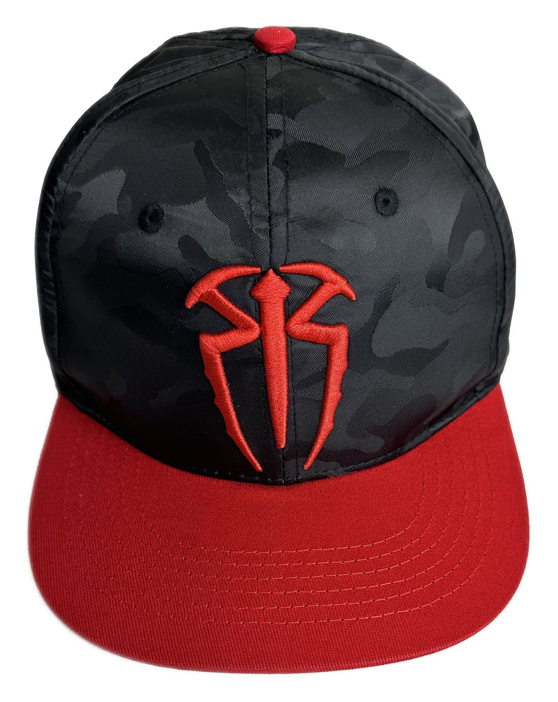 Load image into Gallery viewer, Black and Red Roman Reigns G.O.D. Mode Men's Adjustable Hat by WWE | Extreme Wrestling Shirts