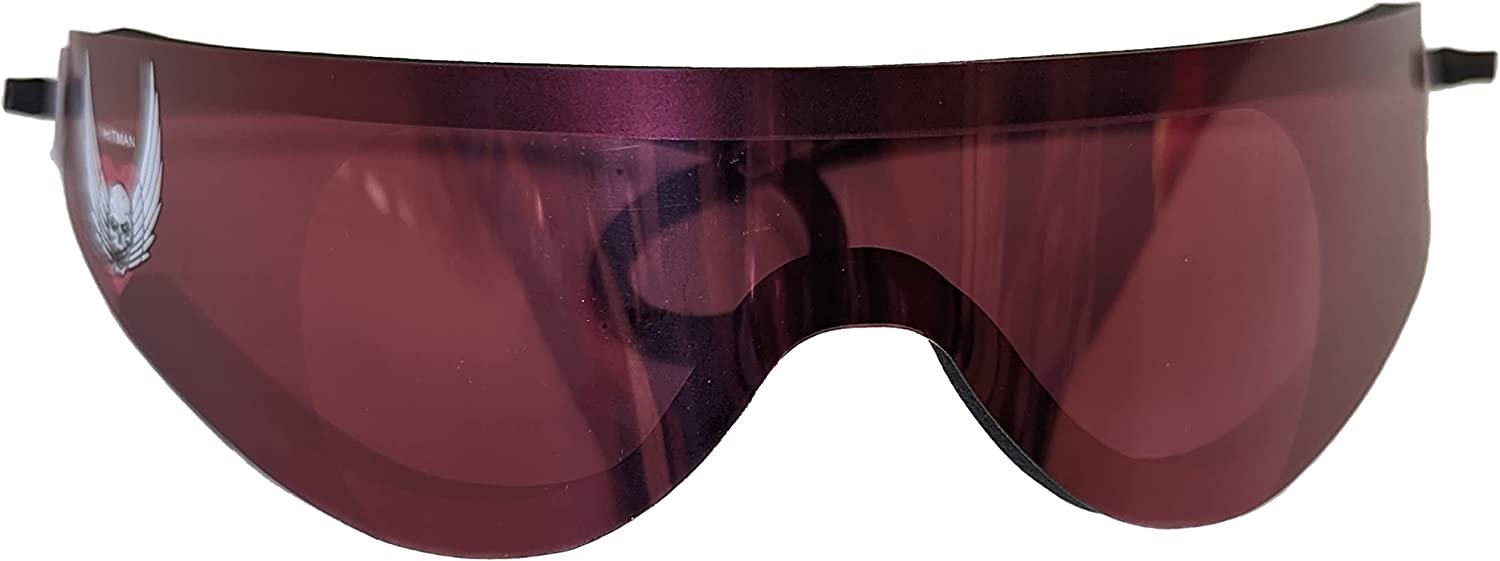 Bret Hart Hitman Heart and Winged Skull Wrap Around Shades