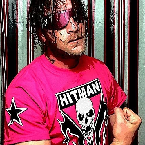 Bret Hart Hitman Heart and Winged Skull Wrap Around Shades Sunglasses New Sports Mem, Cards & Fan Shop > Fan Apparel & Souvenirs > Wrestling by EWS | Extreme Wrestling Shirts