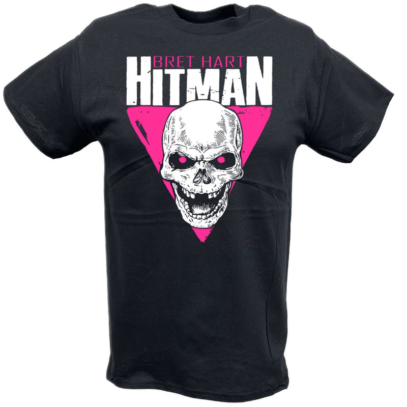 Load image into Gallery viewer, Bret Hart Hitman Skull Logo T-shirt by EWS | Extreme Wrestling Shirts