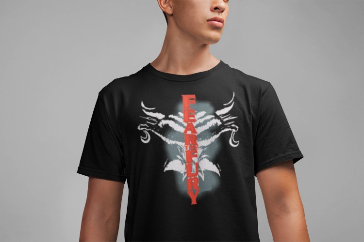 Load image into Gallery viewer, Brock Lesnar Fear the Fury Mens Black T-shirt Sports Mem, Cards & Fan Shop > Fan Apparel & Souvenirs > Wrestling by Hybrid Tees | Extreme Wrestling Shirts