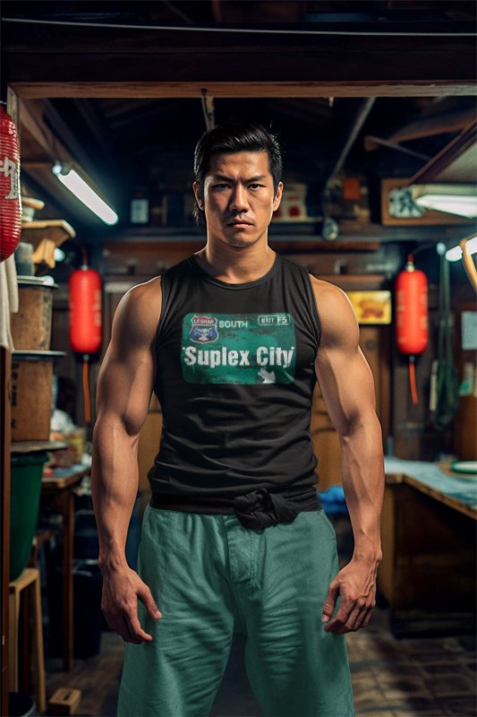 Load image into Gallery viewer, Brock Lesnar Suplex City Mens Sleeveless Muscle T-shirt Sports Mem, Cards & Fan Shop > Fan Apparel & Souvenirs > Wrestling by EWS | Extreme Wrestling Shirts