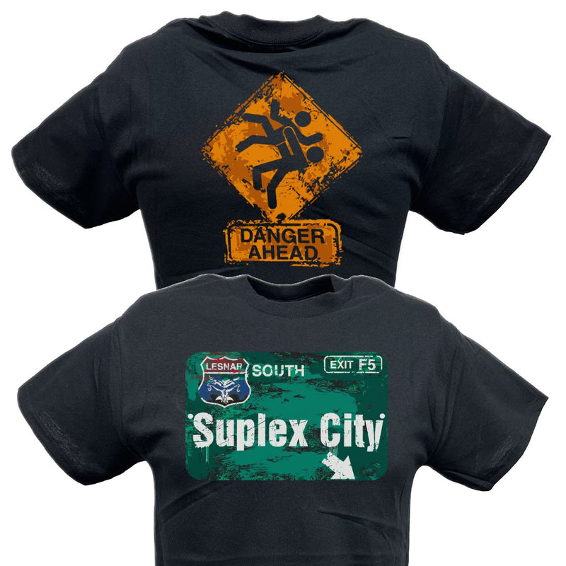 Load image into Gallery viewer, Brock Lesnar Suplex City Mens T-shirt Sports Mem, Cards & Fan Shop > Fan Apparel & Souvenirs > Wrestling by Hybrid Tees | Extreme Wrestling Shirts