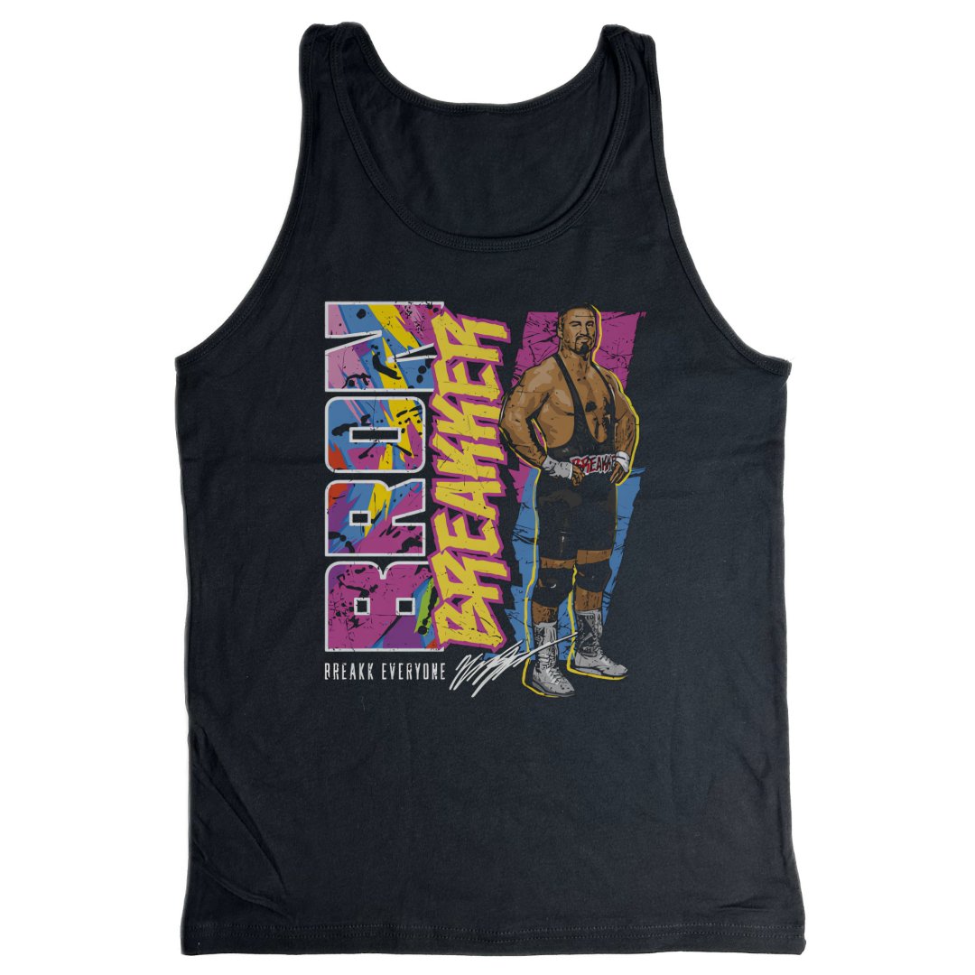 Bron Breakker Retro Black Tank Top Shirt – Extreme Wrestling Shirts