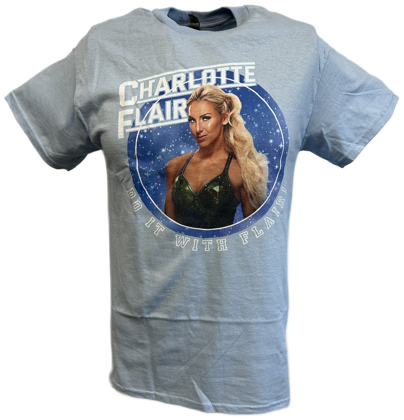 Load image into Gallery viewer, Charlotte Flair Do It Blue T-Shirt by WWE | Extreme Wrestling Shirts