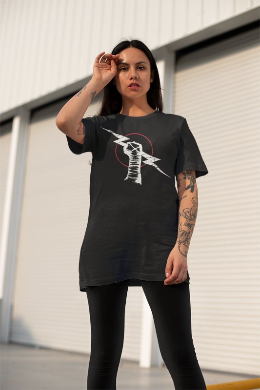 Load image into Gallery viewer, CM Punk Aftershock Black Mens T-shirt Sports Mem, Cards & Fan Shop > Fan Apparel & Souvenirs > Wrestling by EWS | Extreme Wrestling Shirts
