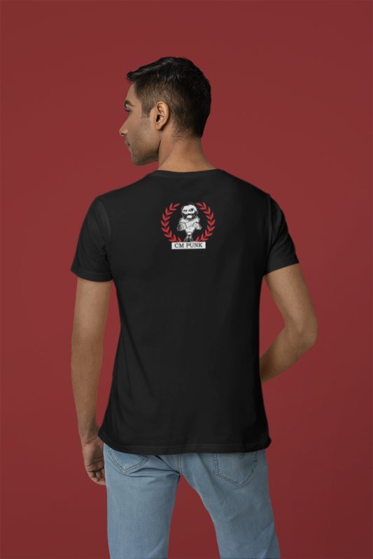Load image into Gallery viewer, CM Punk Aftershock Black Mens T-shirt Sports Mem, Cards & Fan Shop > Fan Apparel & Souvenirs > Wrestling by EWS | Extreme Wrestling Shirts