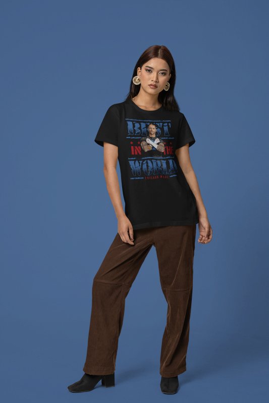 Load image into Gallery viewer, CM Punk Best In The World Chicago Made T-shirt by EWS | Extreme Wrestling Shirts