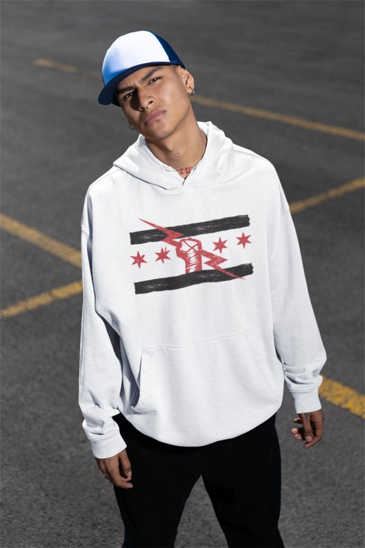 Load image into Gallery viewer, CM Punk Best In The World White Pullover Hoody Sweatshirt New Sports Mem, Cards & Fan Shop > Fan Apparel & Souvenirs > Wrestling by EWS | Extreme Wrestling Shirts
