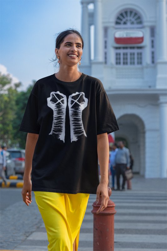 Load image into Gallery viewer, CM Punk Big White Fists T-shirt by EWS | Extreme Wrestling Shirts