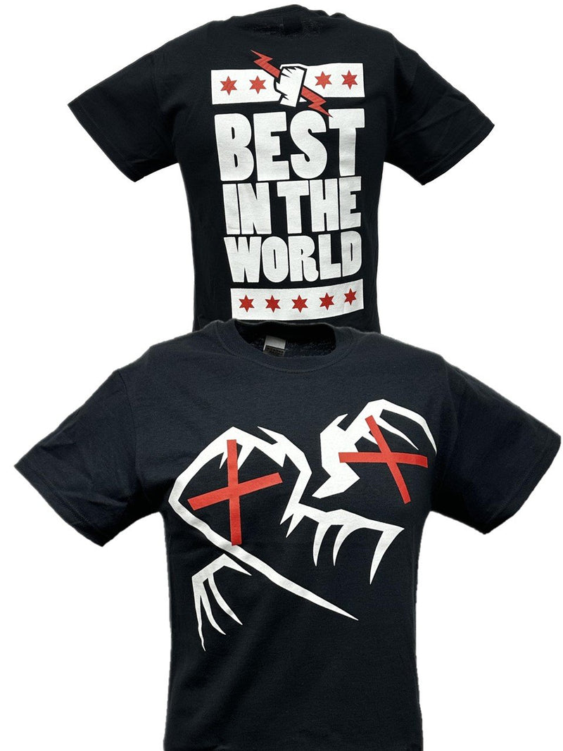 Load image into Gallery viewer, CM Punk Crimson X Best In The World Mens Black T-shirt Sports Mem, Cards & Fan Shop > Fan Apparel & Souvenirs > Wrestling by EWS | Extreme Wrestling Shirts