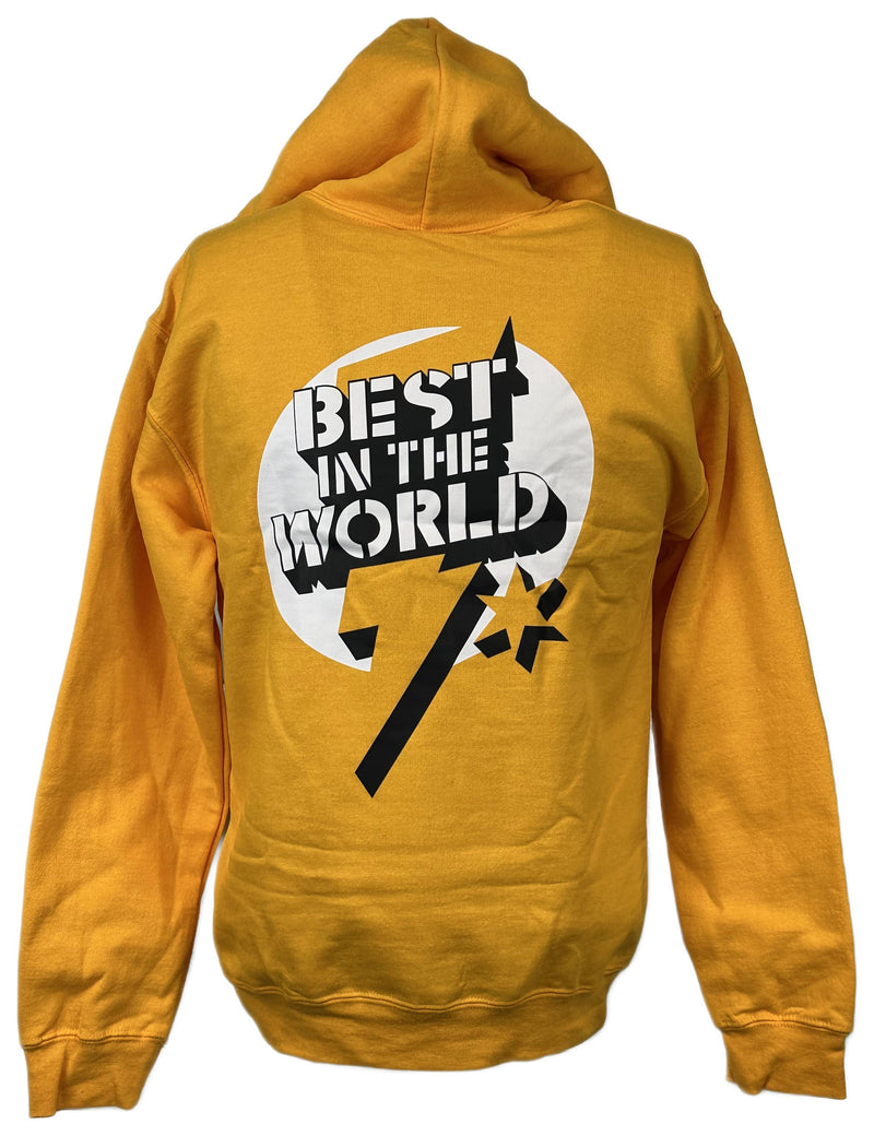 Load image into Gallery viewer, CM Punk GTS Go To Sleep Best In The World Gold Pullover Hoody by EWS | Extreme Wrestling Shirts