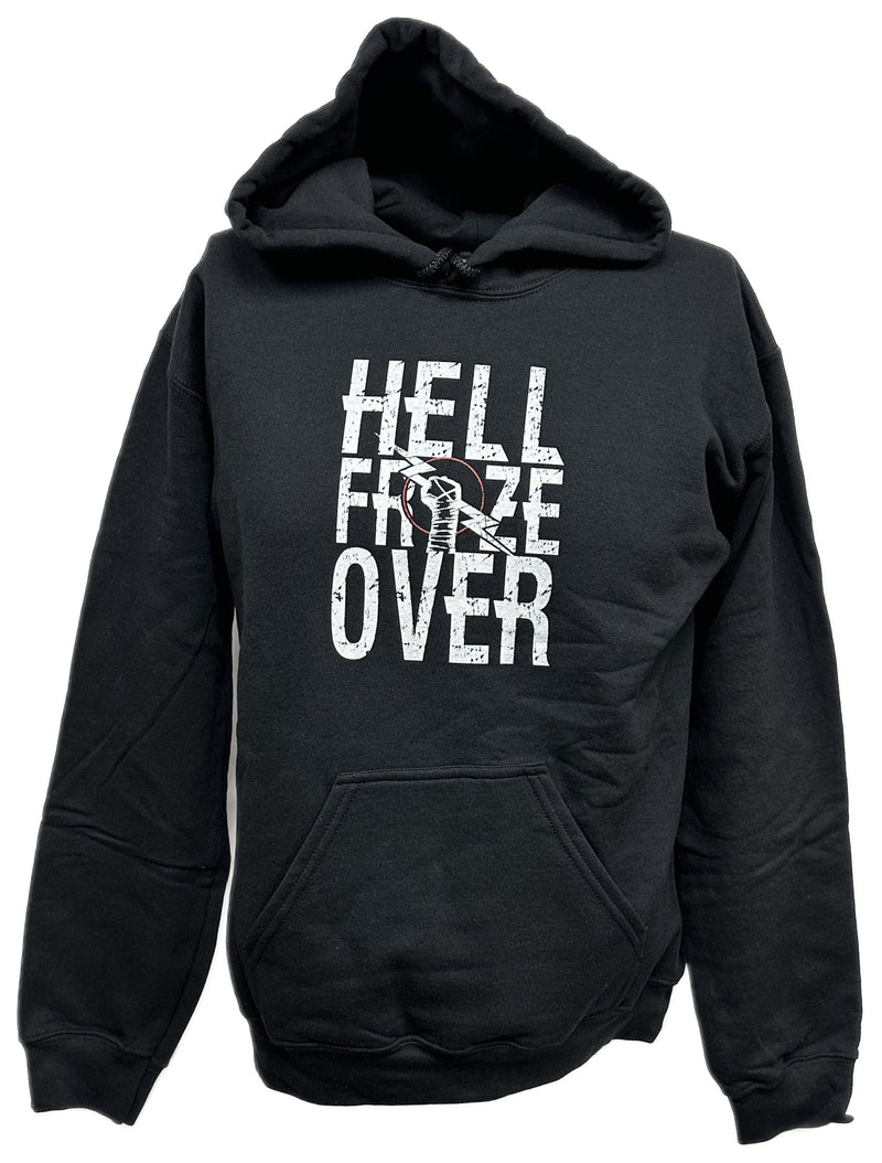 Load image into Gallery viewer, CM Punk Hell Froze Over Black Pullover Hoody by EWS | Extreme Wrestling Shirts