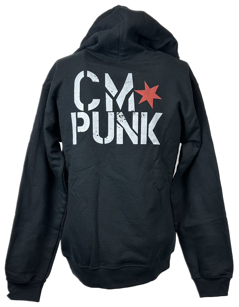 Load image into Gallery viewer, CM Punk Hell Froze Over Black Pullover Hoody by EWS | Extreme Wrestling Shirts