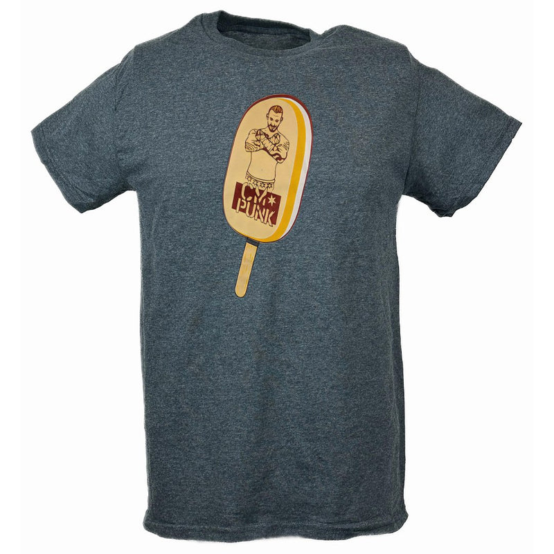 Load image into Gallery viewer, CM PUNK Ice Cream Bar Mens Gray T-shirt Sports Mem, Cards & Fan Shop > Fan Apparel & Souvenirs > Wrestling by EWS | Extreme Wrestling Shirts