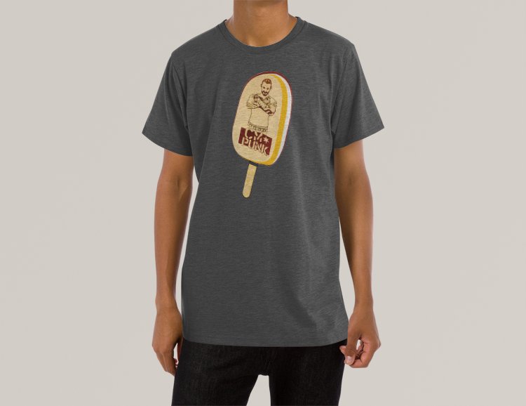 Load image into Gallery viewer, CM PUNK Ice Cream Bar Mens Gray T-shirt Sports Mem, Cards & Fan Shop > Fan Apparel & Souvenirs > Wrestling by EWS | Extreme Wrestling Shirts