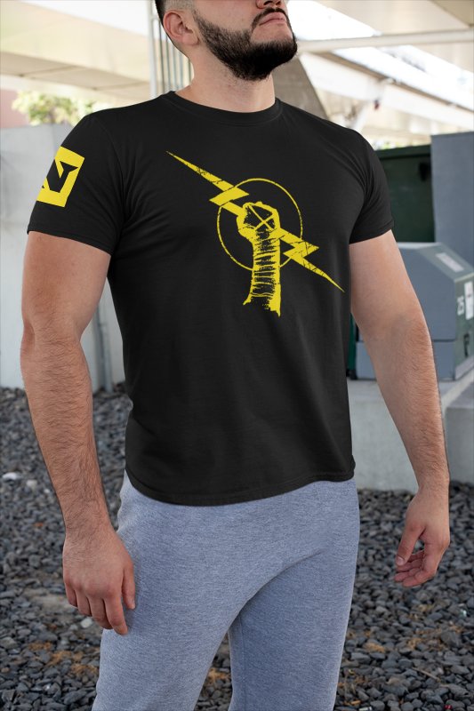 Load image into Gallery viewer, CM Punk Nexus Uprising Mens Black T-shirt Sports Mem, Cards & Fan Shop > Fan Apparel & Souvenirs > Wrestling by Hybrid Tees | Extreme Wrestling Shirts