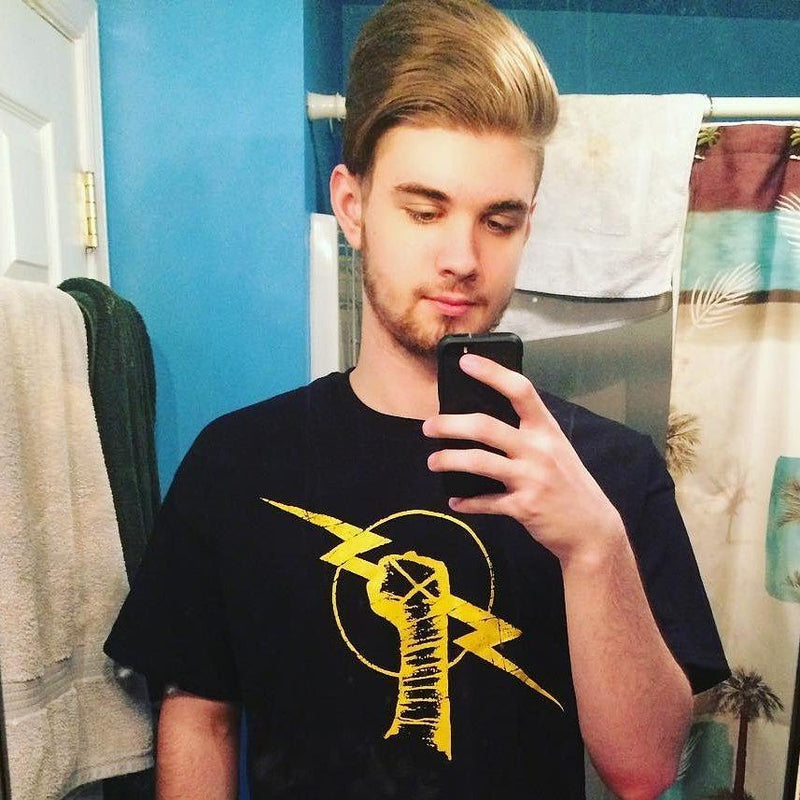 Load image into Gallery viewer, CM Punk Nexus Uprising Mens Black T-shirt Sports Mem, Cards & Fan Shop > Fan Apparel & Souvenirs > Wrestling by Hybrid Tees | Extreme Wrestling Shirts