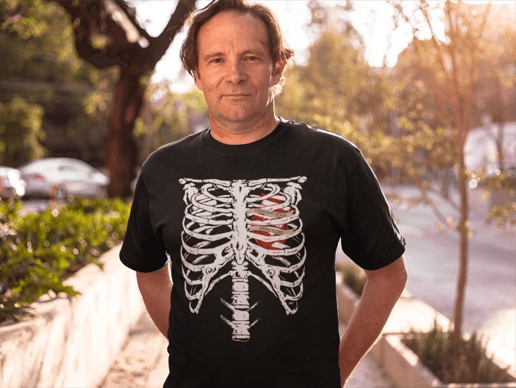 Load image into Gallery viewer, CM Punk Ribs Straight Edge Hard Core Mens Black T-shirt Sports Mem, Cards & Fan Shop > Fan Apparel & Souvenirs > Wrestling by Hybrid Tees | Extreme Wrestling Shirts