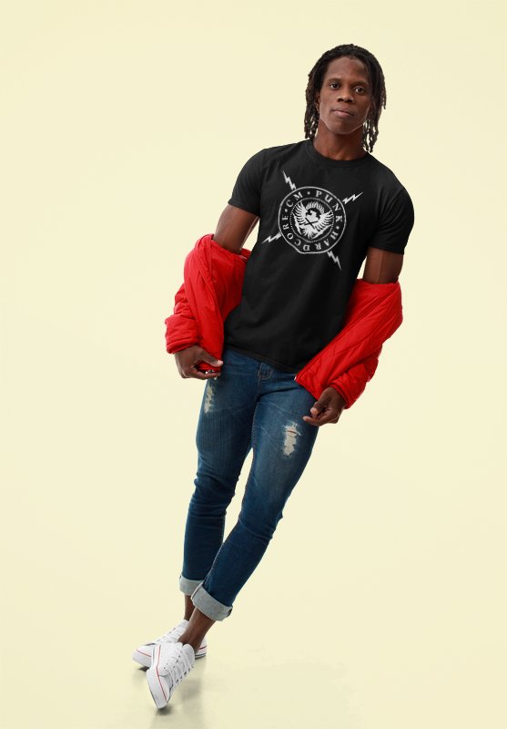 Load image into Gallery viewer, CM PUNK Seal of Hardcore Mens Black T-shirt Sports Mem, Cards & Fan Shop > Fan Apparel & Souvenirs > Wrestling by Hybrid Tees | Extreme Wrestling Shirts