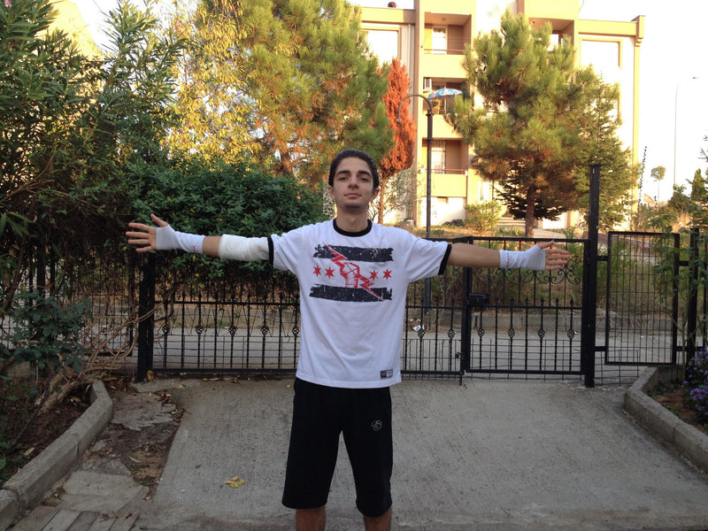 Load image into Gallery viewer, CM Punk Straight Edge white armband wristbands Sports Mem, Cards & Fan Shop > Fan Apparel & Souvenirs > Wrestling by EWS | Extreme Wrestling Shirts