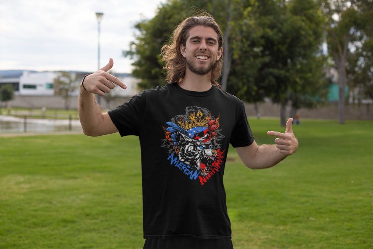 Load image into Gallery viewer, Cody Rhodes American Nightmare Crowned Pharaoh T-shirt by EWS | Extreme Wrestling Shirts