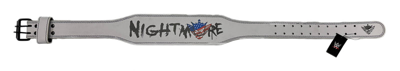 Load image into Gallery viewer, Cody Rhodes American Nightmare Logo Leather Weightlifting Belt by EWS | Extreme Wrestling Shirts