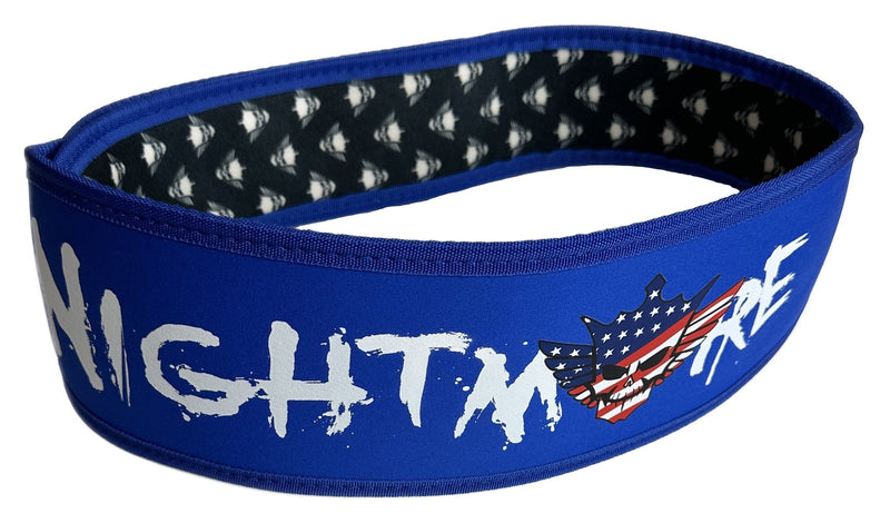 Load image into Gallery viewer, Cody Rhodes Commemorative Nightmare Weight Lifting Toy Belt Blue by WWE | Extreme Wrestling Shirts