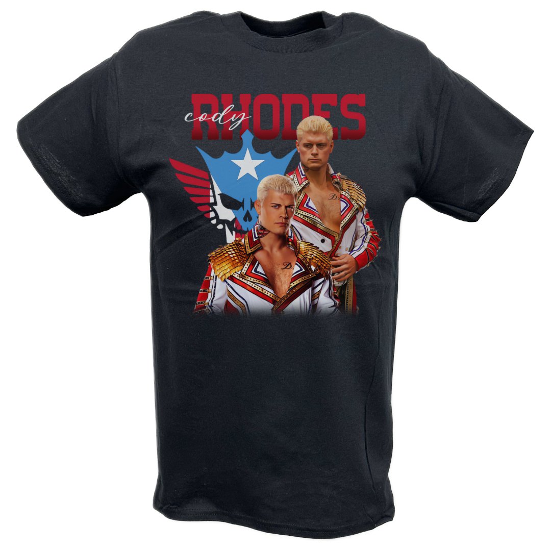Cody Rhodes Double Pose American Nightmare T-shirt - Extreme Wrestling ...