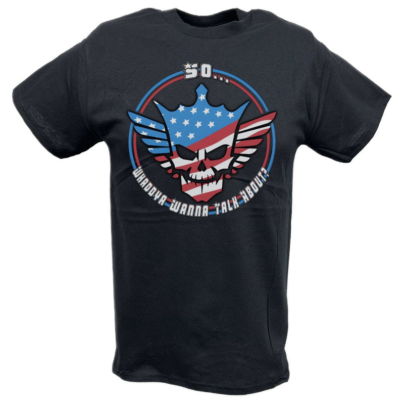 Load image into Gallery viewer, Cody Rhodes Whaddya Wanna Talk About Logo T-shirt by EWS | Extreme Wrestling Shirts