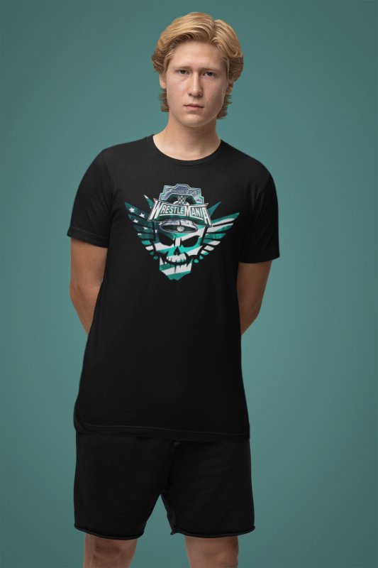 Load image into Gallery viewer, Cody Rhodes Wrestlemania 40 Logo T-shirt by EWS | Extreme Wrestling Shirts