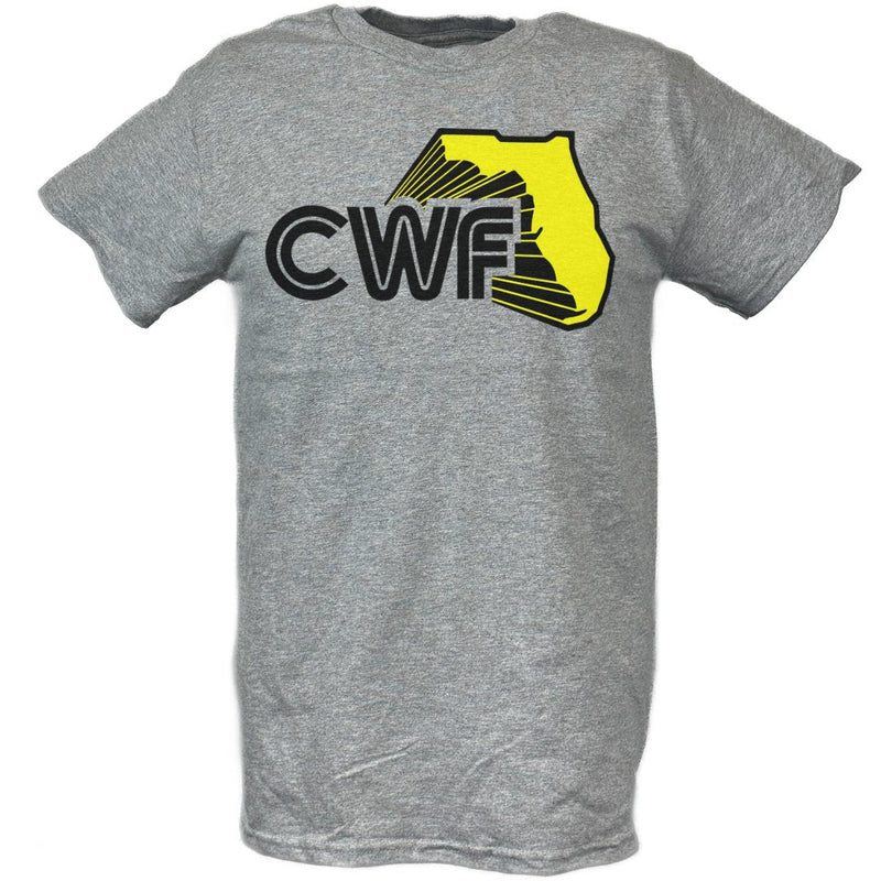 Load image into Gallery viewer, CWF Championship Wrestling of Florida Logo T-shirt by EWS | Extreme Wrestling Shirts